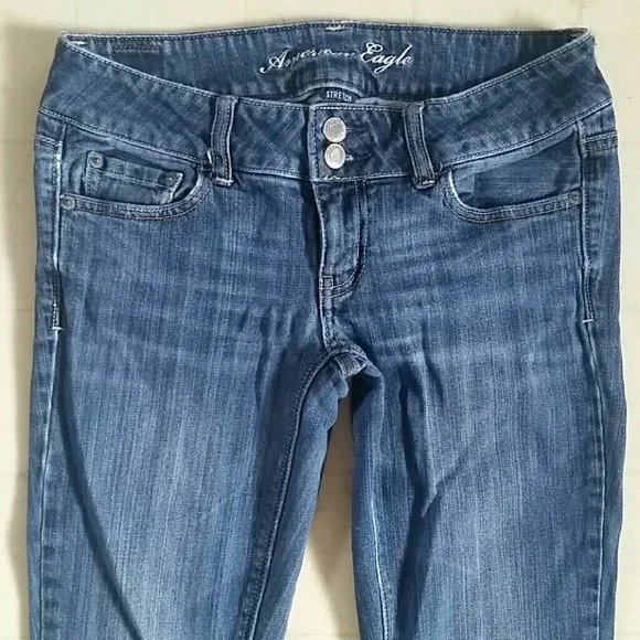 American Eagle Outfitters Women's Boot Cut Jeans - Blue - Picture 2 of 6